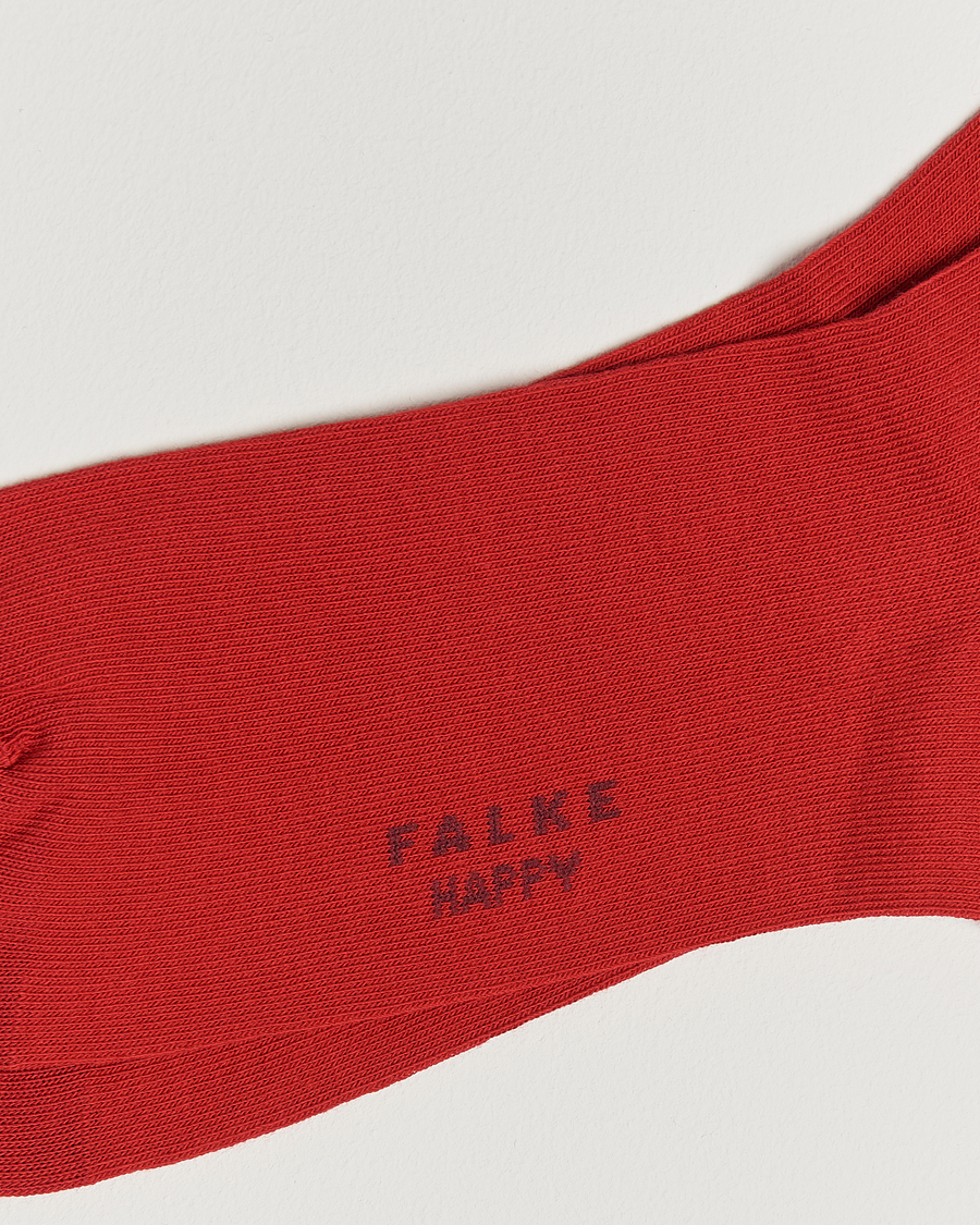 Homme | Sous-Vêtements Et Chaussettes | Falke | Happy 2-Pack Cotton Socks Scarlet