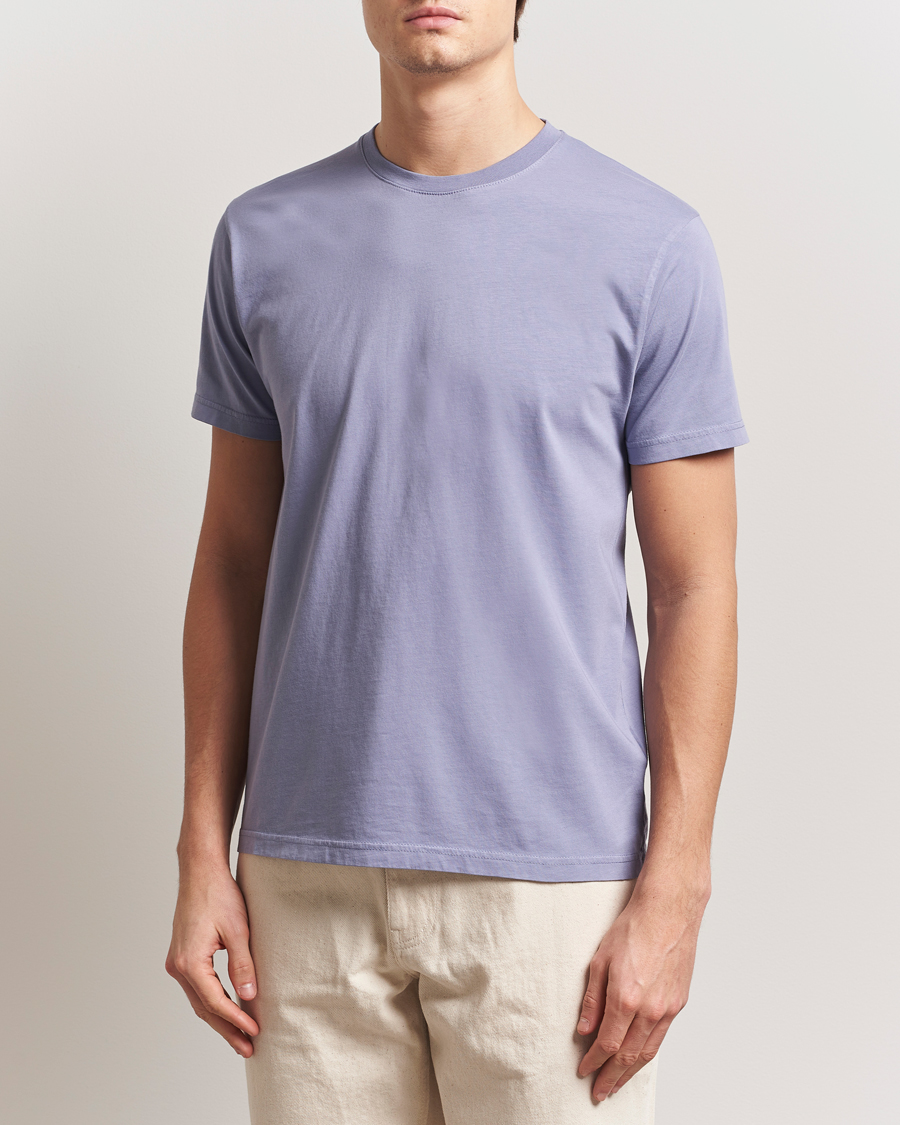Homme | T-shirts | Colorful Standard | Classic Organic T-Shirt Purple Jade