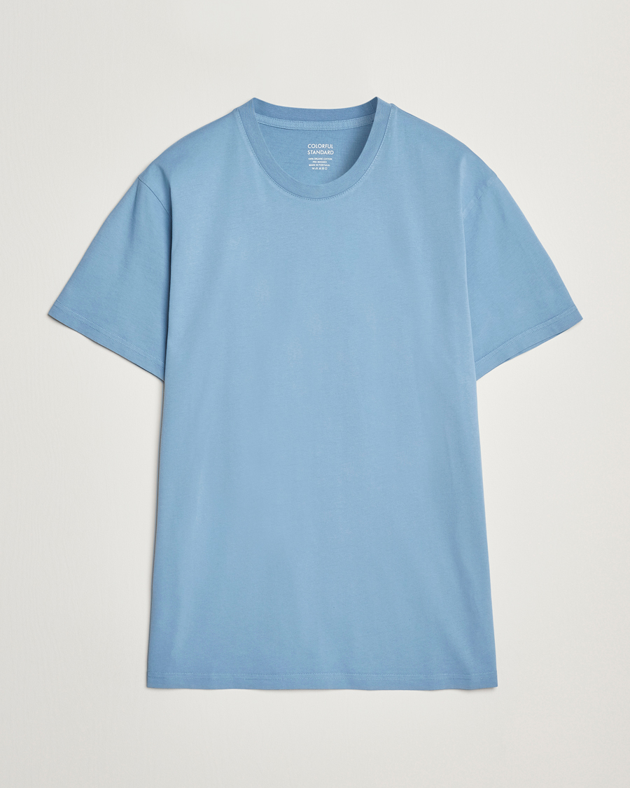 Homme | T-shirts | Colorful Standard | Classic Organic T-Shirt Seaside Blue
