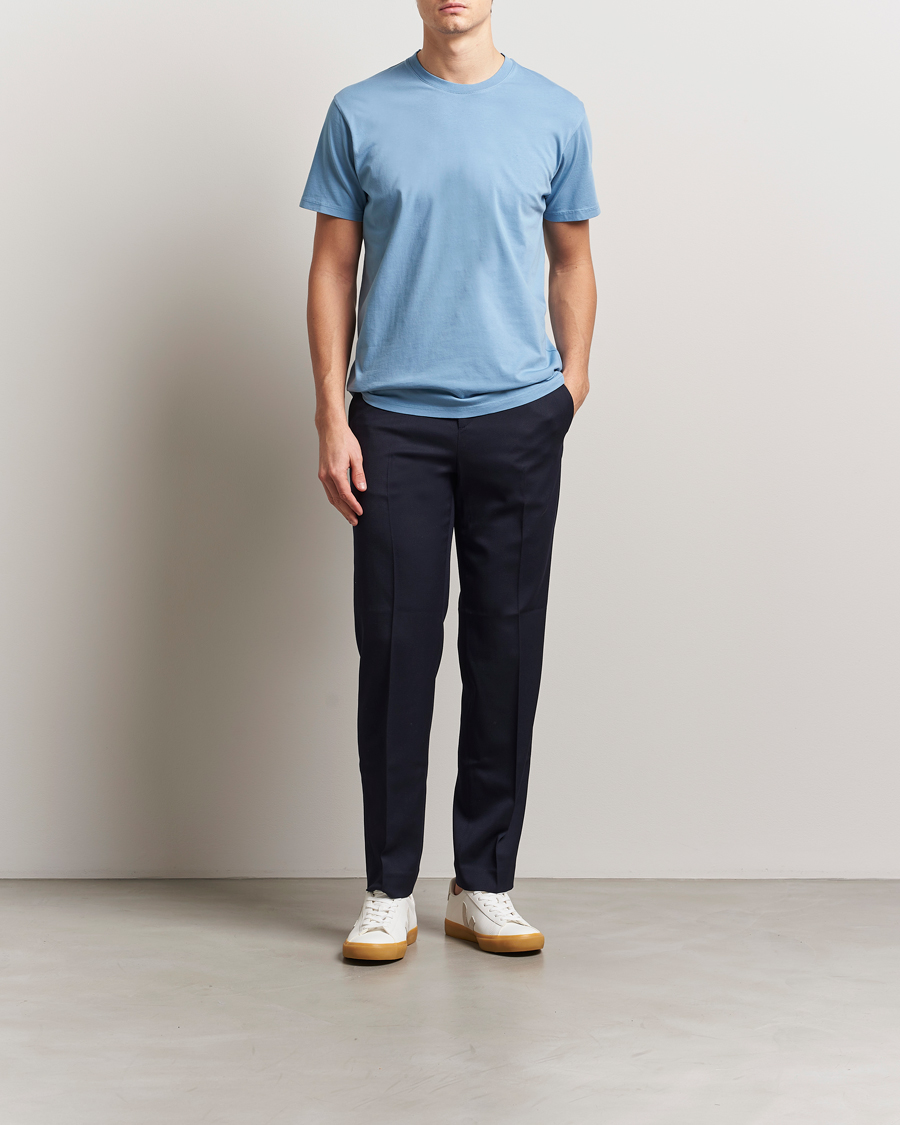Homme | T-shirts | Colorful Standard | Classic Organic T-Shirt Seaside Blue