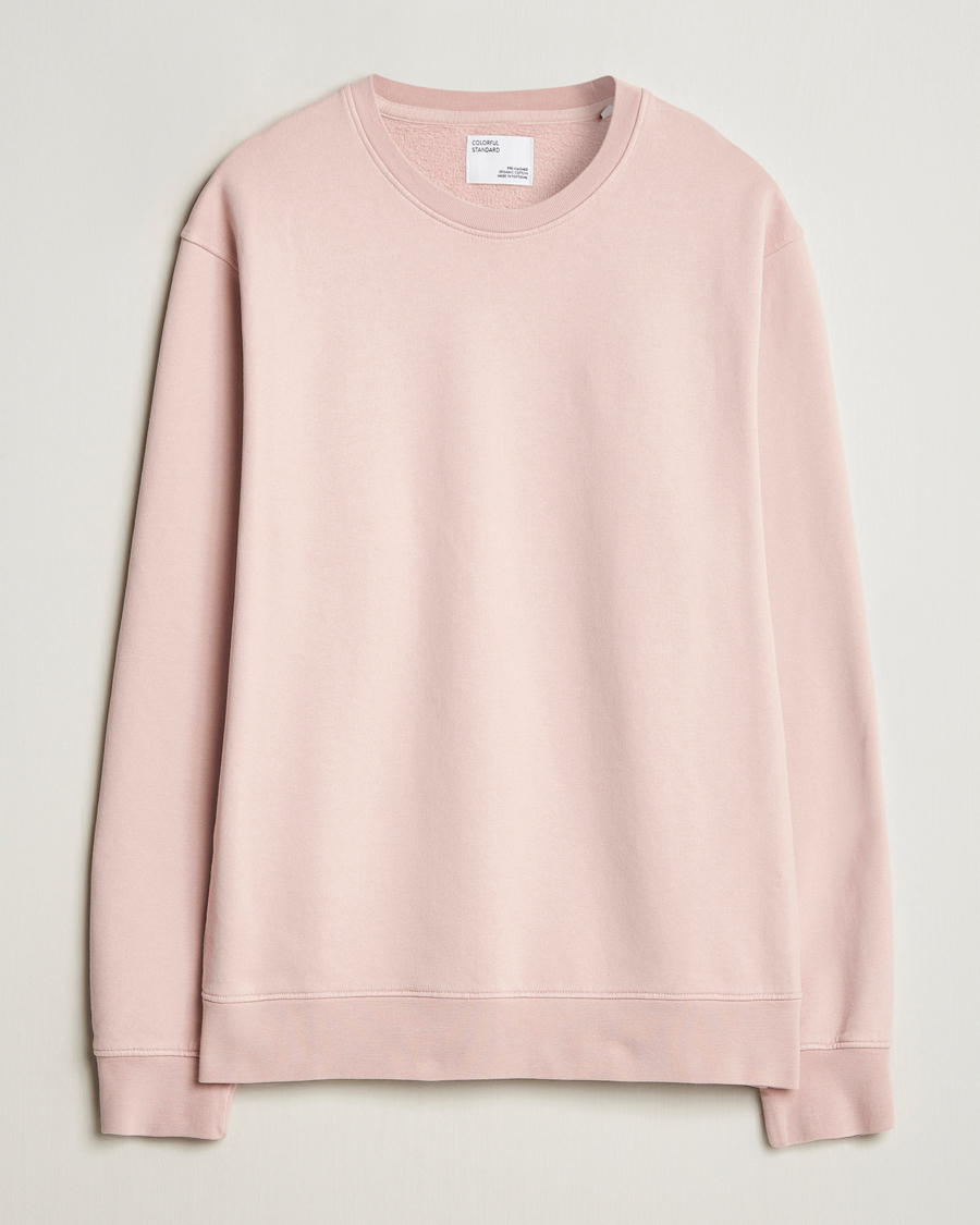 Homme | Pulls Et Tricots | Colorful Standard | Classic Organic Crew Neck Sweat Faded Pink