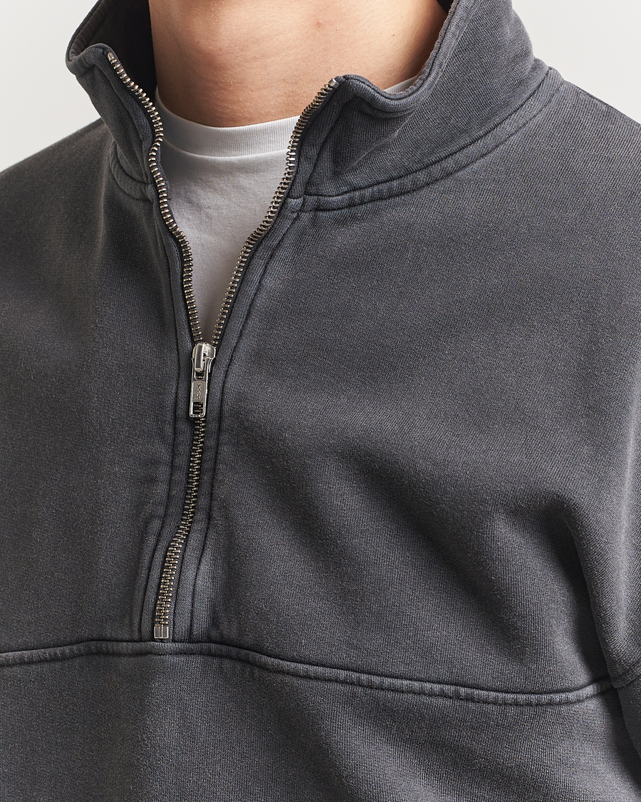 Homme | Pulls Et Tricots | Colorful Standard | Classic Organic Half-Zip Faded Black