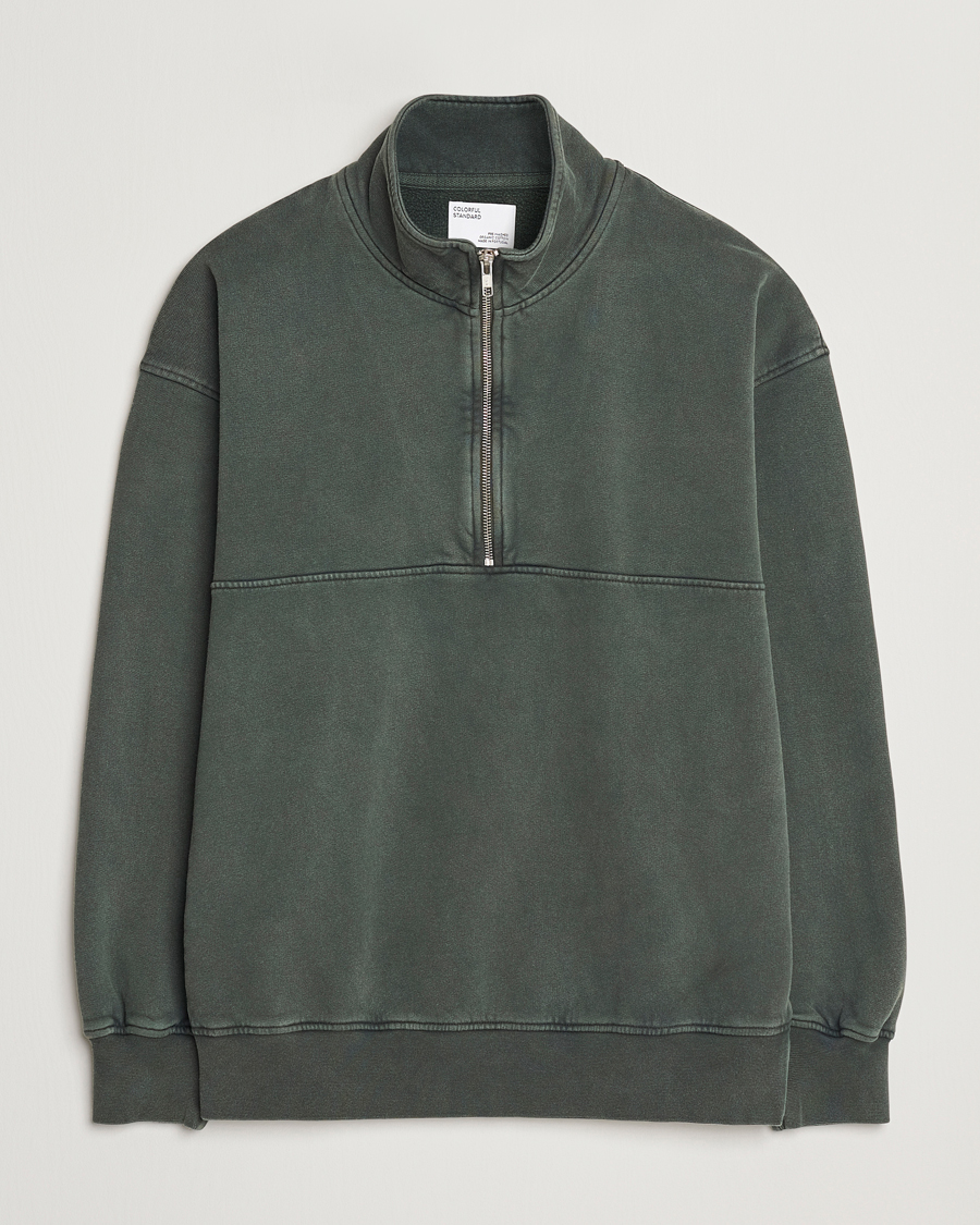 Homme | Pulls Et Tricots | Colorful Standard | Classic Organic Half-Zip Midnight Forest