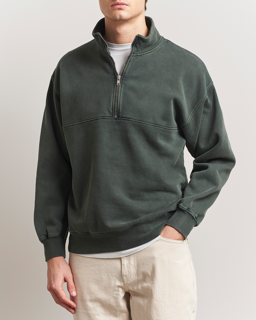 Homme | Pulls Et Tricots | Colorful Standard | Classic Organic Half-Zip Midnight Forest