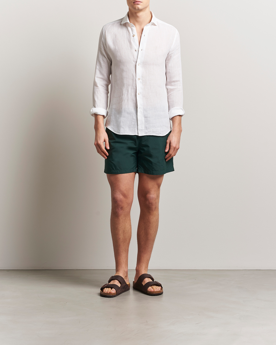 Homme | Maillots De Bain | Colorful Standard | Classic Organic Swim Shorts Emerald Green