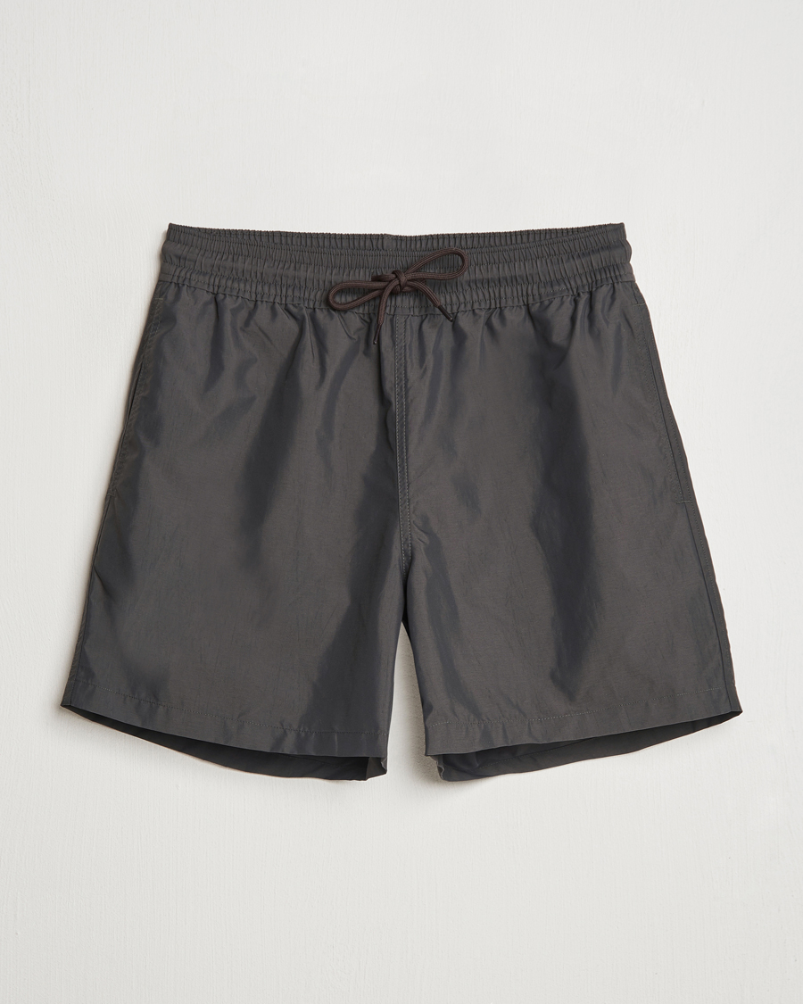 Homme | Maillots De Bain | Colorful Standard | Classic Organic Swim Shorts Lava Grey