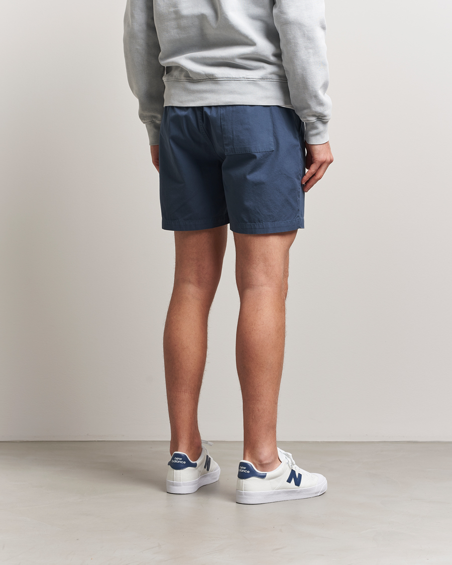 Homme | Shorts | Colorful Standard | Classic Organic Twill Drawstring Shorts Petrol Blue