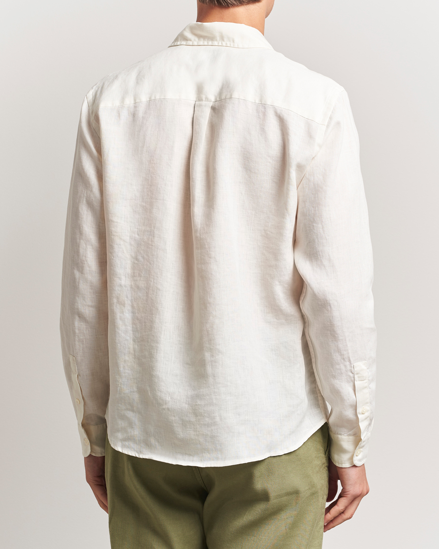 Homme | Chemises | Colorful Standard | Garment Dyed Linen Shirt Ivory White