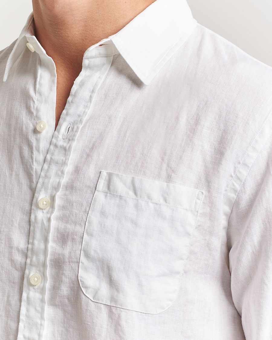 Homme | Chemises | Colorful Standard | Garment Dyed Linen Shirt Optical White