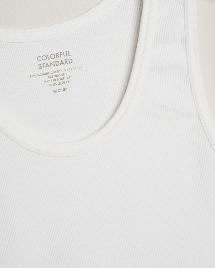 Homme | T-shirts | Colorful Standard | Organic Rib Tank Top Optical White