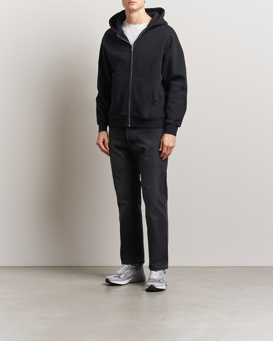 Homme | Pulls Et Tricots | Colorful Standard | Classic Organic Full Zip Hoodie Deep Black