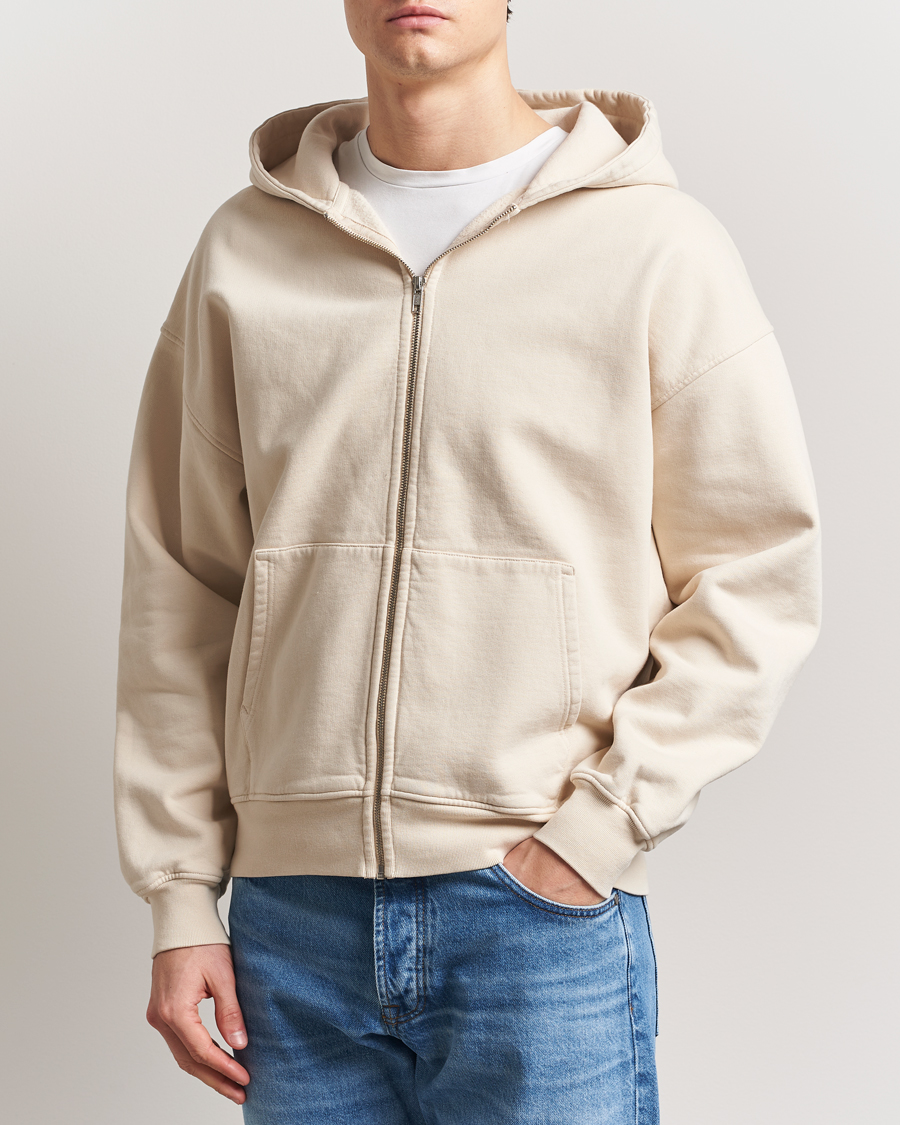 Homme | Pulls Et Tricots | Colorful Standard | Organic Full Zip Hoodie Ivory White