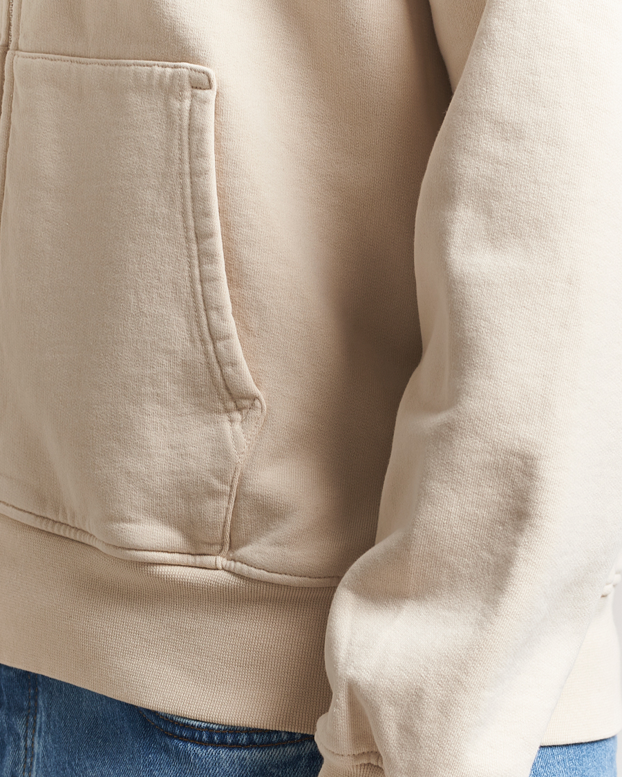 Homme | Pulls Et Tricots | Colorful Standard | Organic Full Zip Hoodie Ivory White