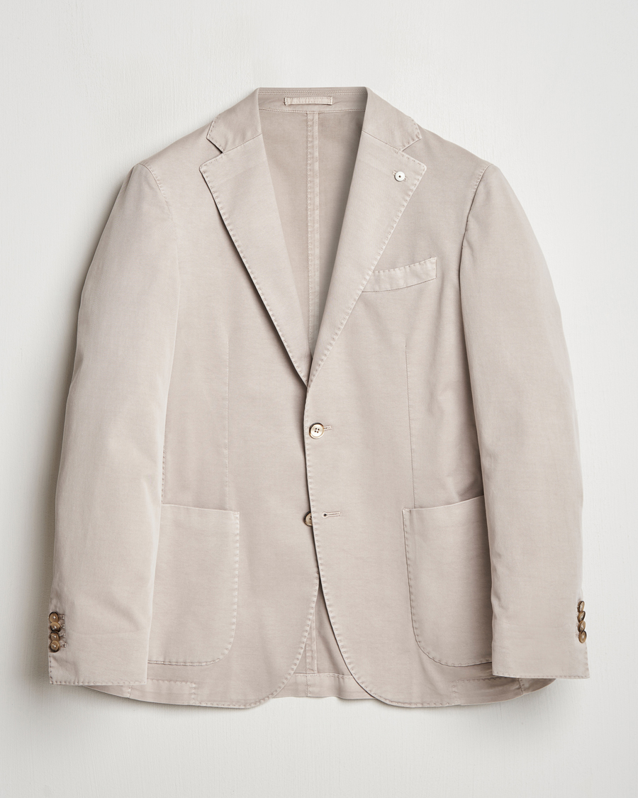 Homme | Blazers | L.B.M. 1911 | Jack Regular Fit Cotton Stretch Blazer Beige