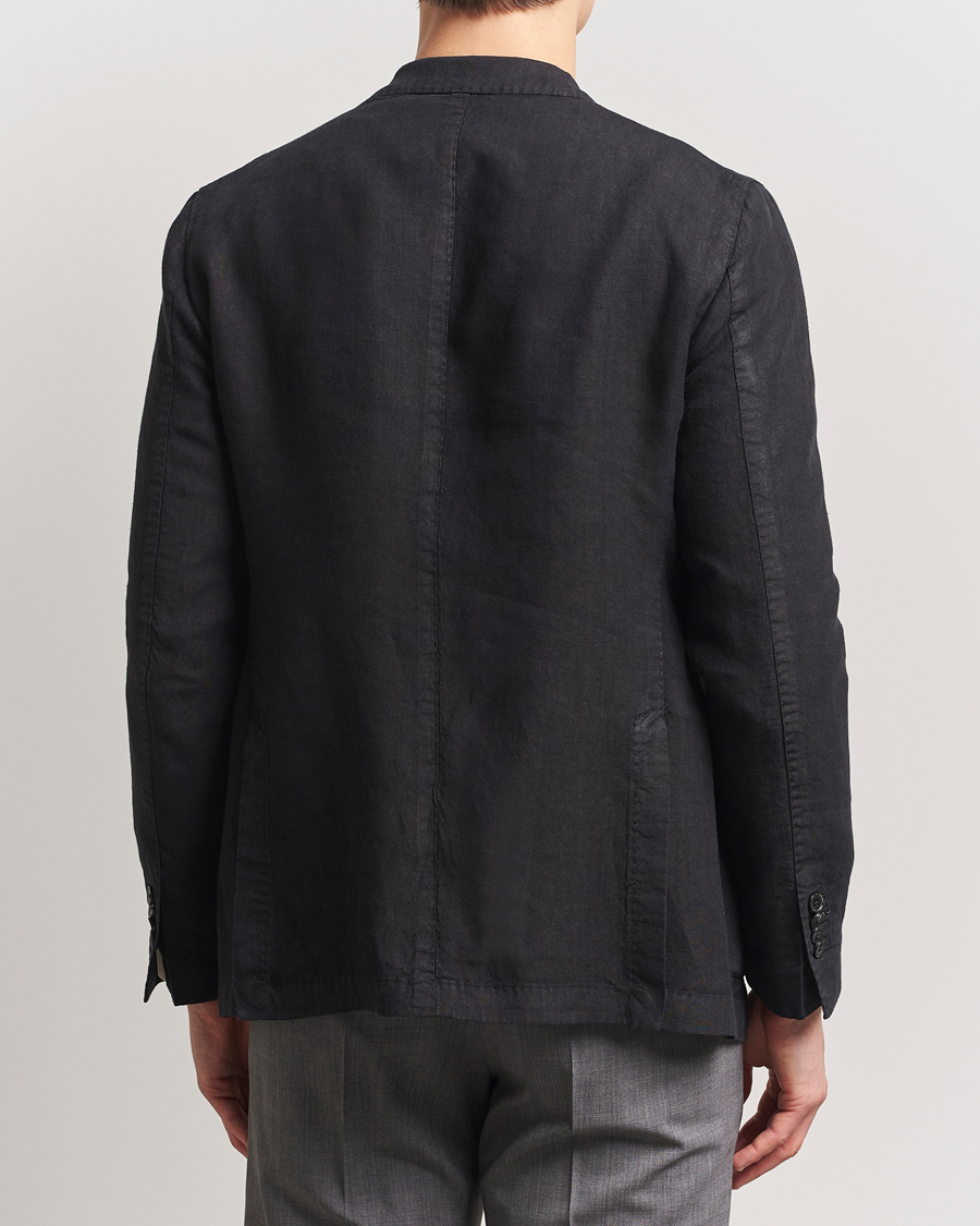 Homme | Blazers | L.B.M. 1911 | Jack Regular Fit Linen Blazer Black