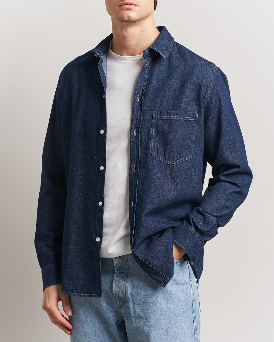 Homme | Chemises | Samsøe Samsøe | Ryan Chambray Shirt Salute Blue