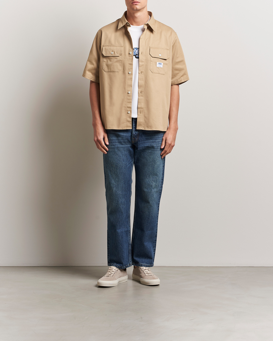 Homme | Chemises | HUGO | Ekyno Short Sleeve Shirt Medium Beige