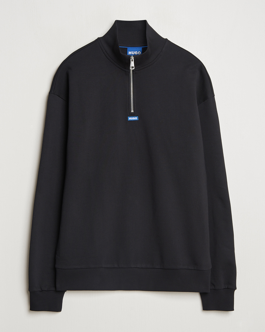 Homme | Pulls Et Tricots | HUGO | Neeler Half Zip Sweatshirt Black