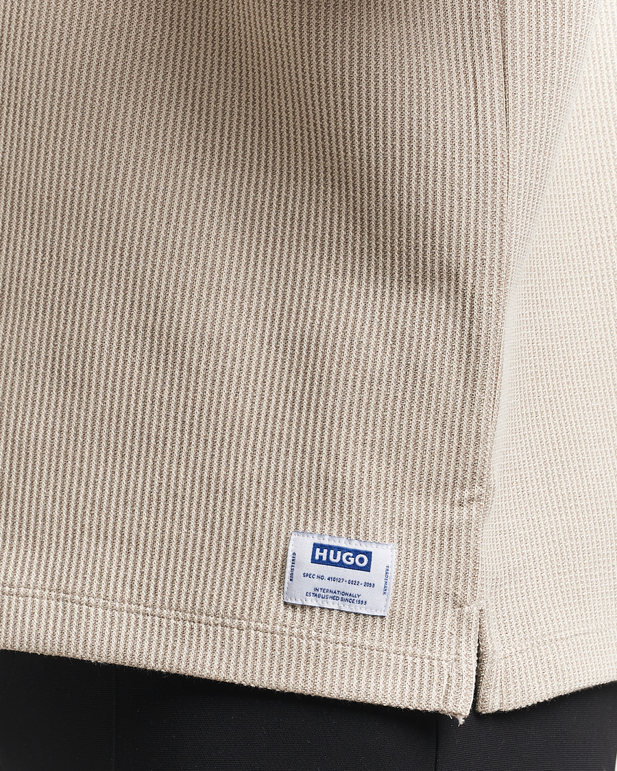 Homme | T-shirts | HUGO | Waffle Crew Neck T-Shirt Open White
