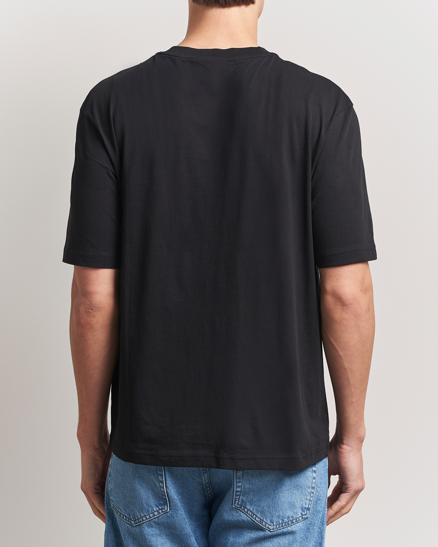 Homme | T-shirts | HUGO | Nugibol 3D Logo Crew Neck T-Shirt Black