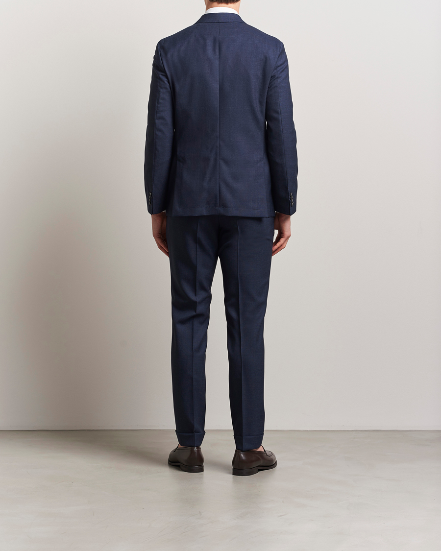 Homme | Costumes | BOSS BLACK | Huge Wool Double Breasted Suit Navy