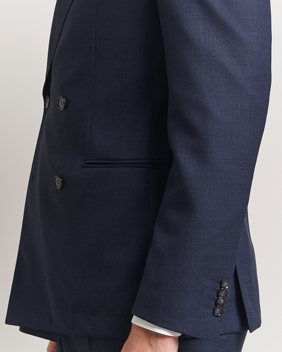 Homme | Costumes | BOSS BLACK | Huge Wool Double Breasted Suit Navy