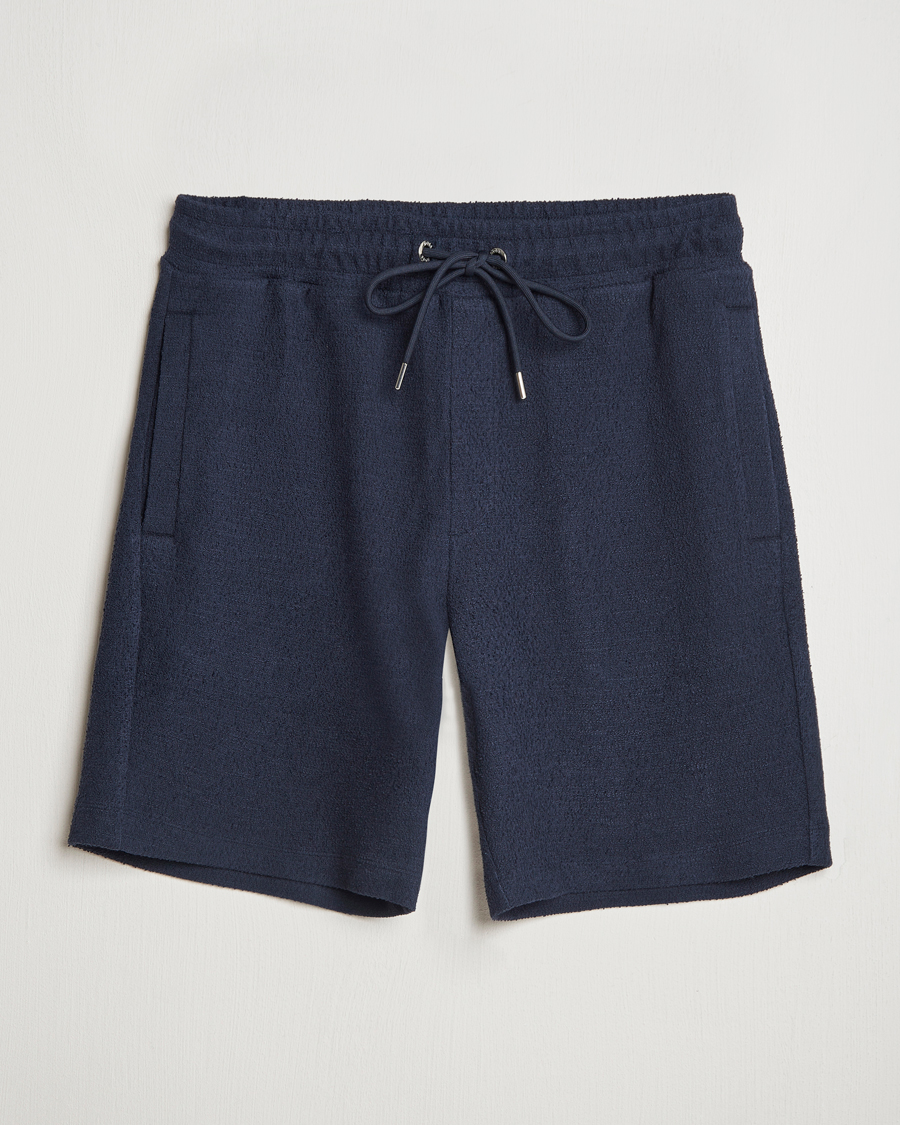 Homme | Shorts | BOSS BLACK | Leoni Terry Sweatshorts Dark Blue