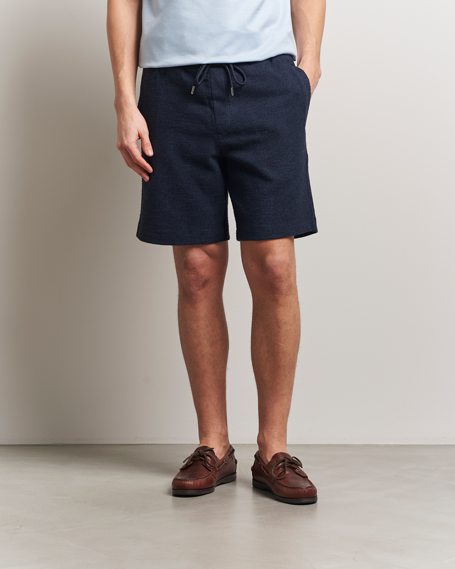 Homme | Shorts | BOSS BLACK | Leoni Terry Sweatshorts Dark Blue