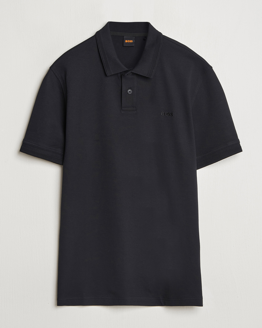 Homme | Polos | BOSS ORANGE | Interlock Polo Black