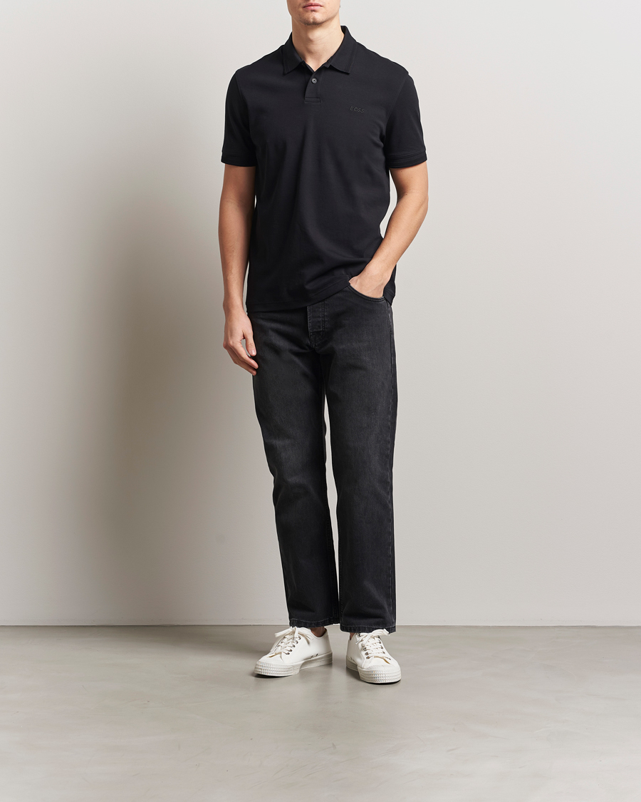 Homme | Polos | BOSS ORANGE | Interlock Polo Black