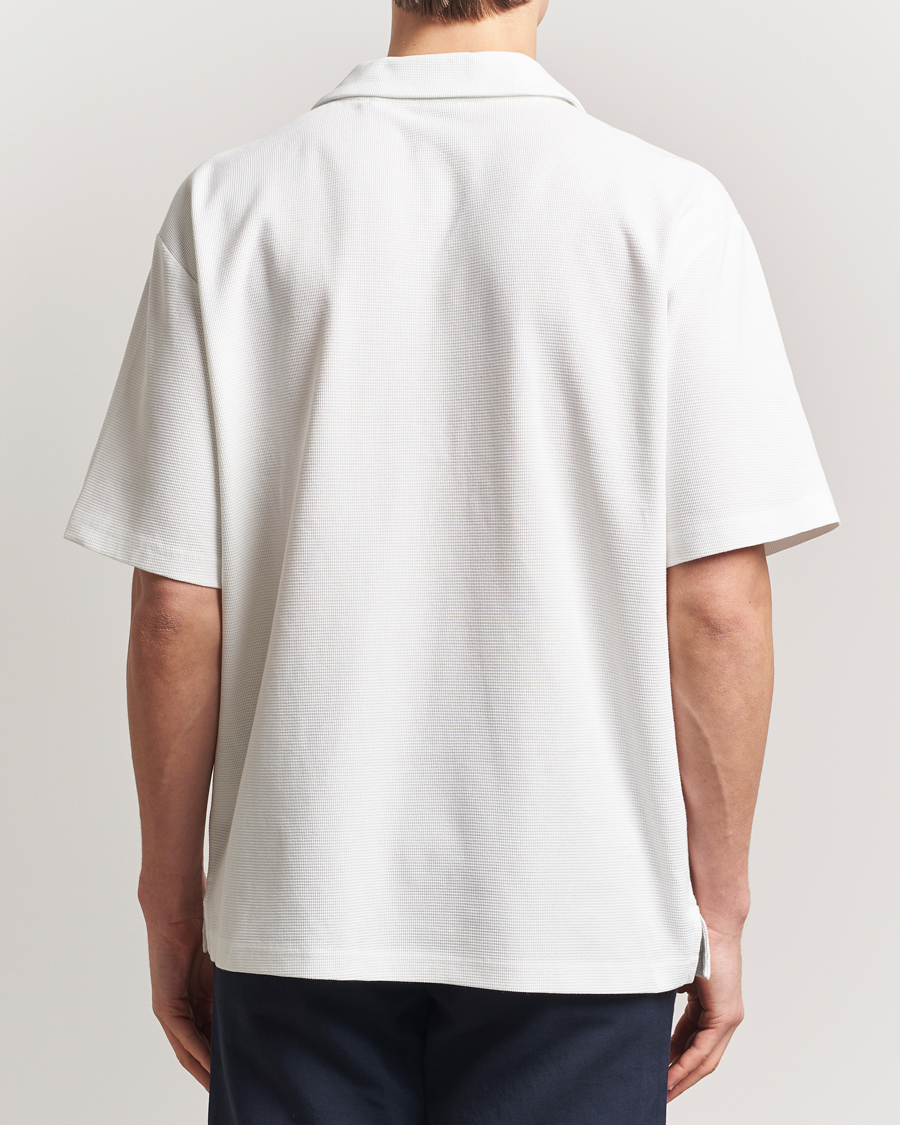 Homme | Chemises | BOSS ORANGE | Waffle Short Sleeve Shirt Natural