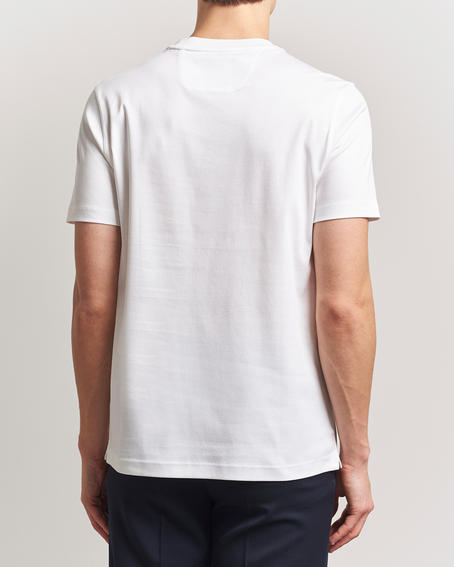 Homme | T-shirts | BOSS CAMEL | Tesar Cotton Knitted T-Shirt White