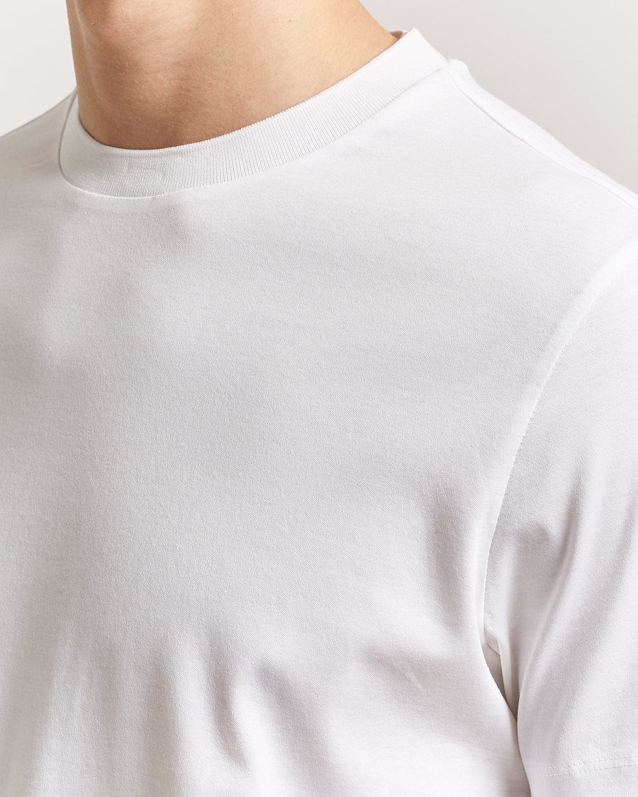 Homme | T-shirts | BOSS CAMEL | Tesar Cotton Knitted T-Shirt White