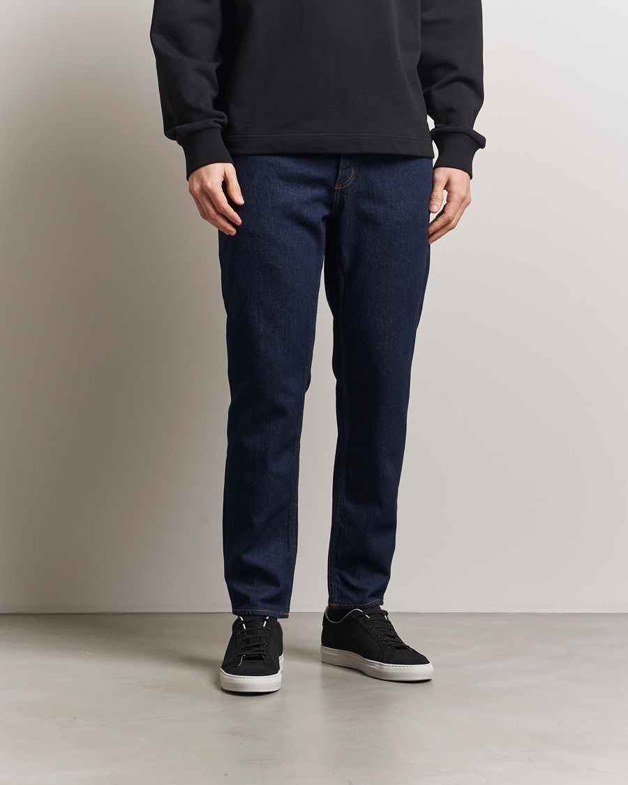 Homme | Pantalons | HUGO | Brody Tapered Fit Jeans Dark Blue