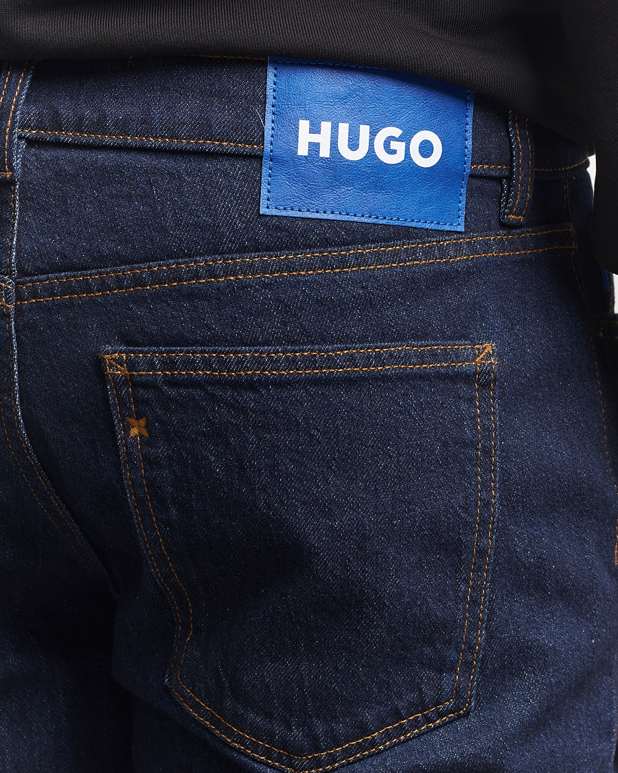 Homme | Pantalons | HUGO | Brody Tapered Fit Jeans Dark Blue