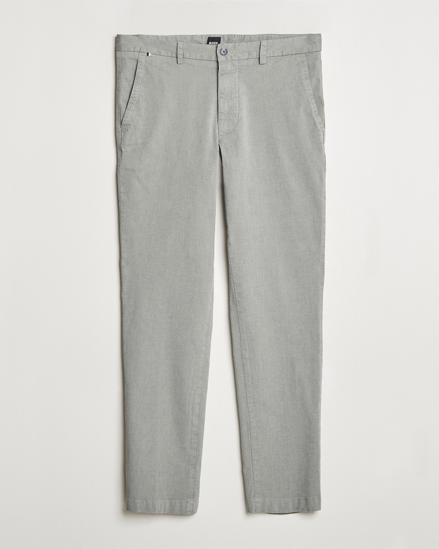 Homme | Pantalons | BOSS BLACK | Kaiton Structured Cotton Pants Open White