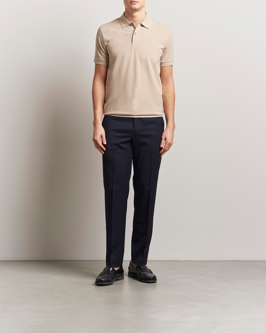 Homme | Polos | BOSS BLACK | Pallas Polo Light Beige