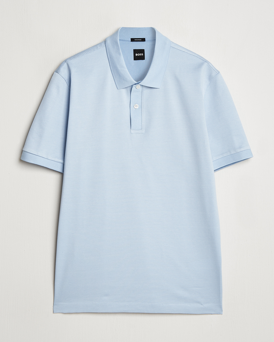 Homme | Polos | BOSS BLACK | Parlay Jersey Polo Light Blue