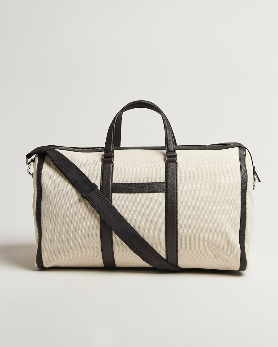 Homme | BOSS BLACK Canvas Holdall Natural | BOSS BLACK | Canvas Holdall Natural