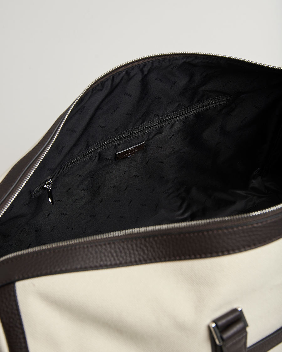 Homme | BOSS BLACK Canvas Holdall Natural | BOSS BLACK | Canvas Holdall Natural