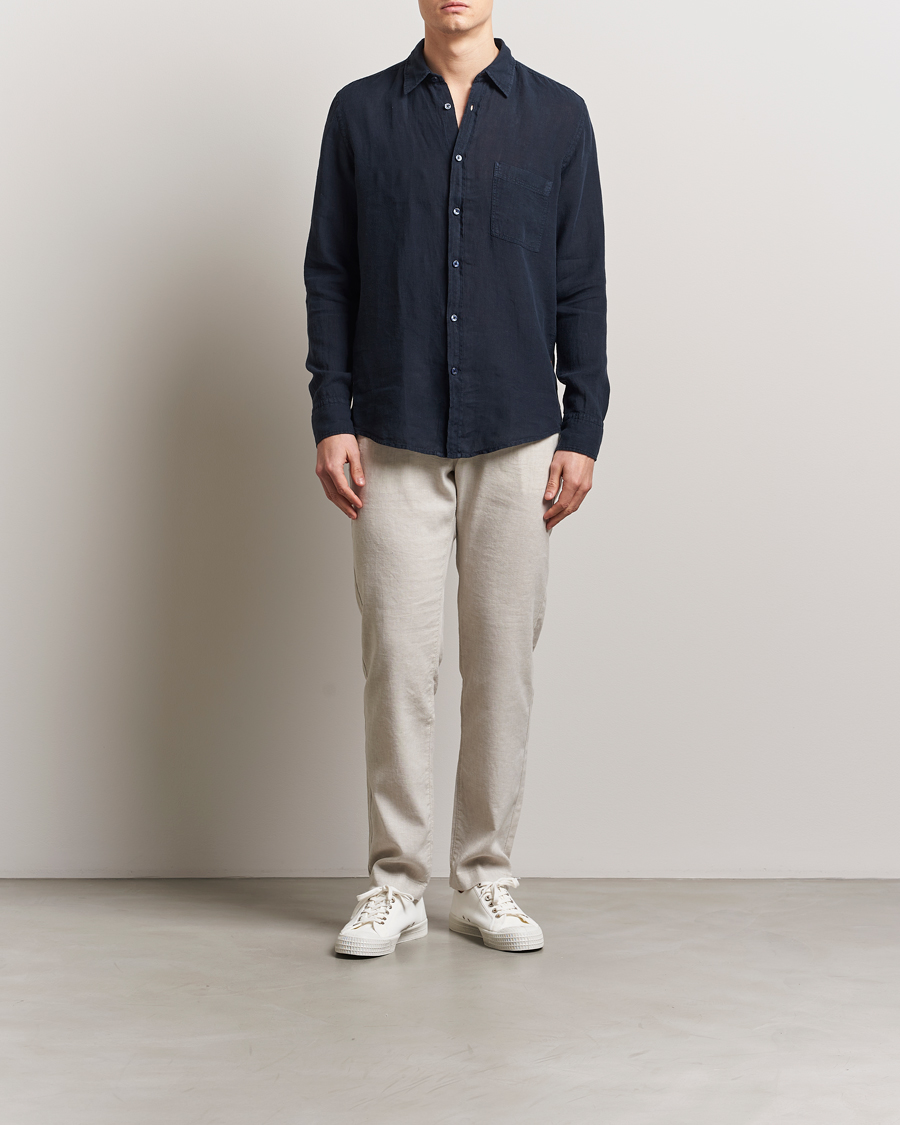 Homme | Pantalons | BOSS ORANGE | Sanderson Linen Pants Light Beige