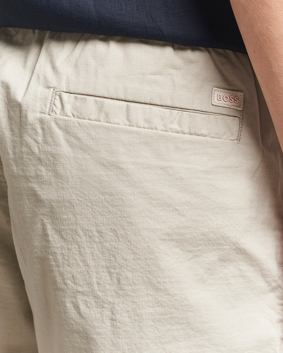 Homme | Shorts | BOSS ORANGE | Sandrew Drawstring Shorts Light Beige