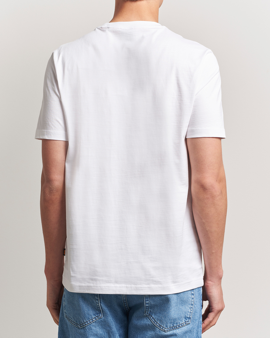 Homme | T-shirts | BOSS ORANGE | Dunetrace Printed Crew Neck T-Shirt White