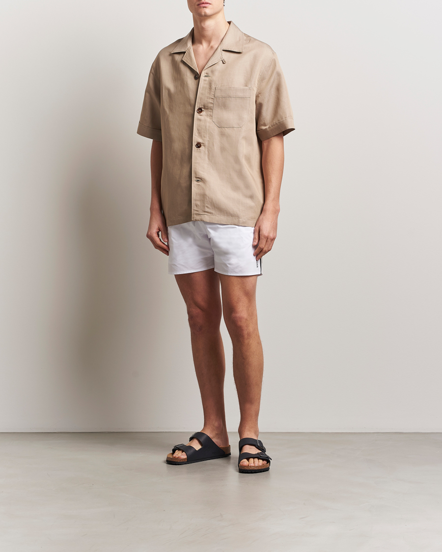 Homme | Maillots De Bain | BOSS BLACK | Iconic Swimshort White