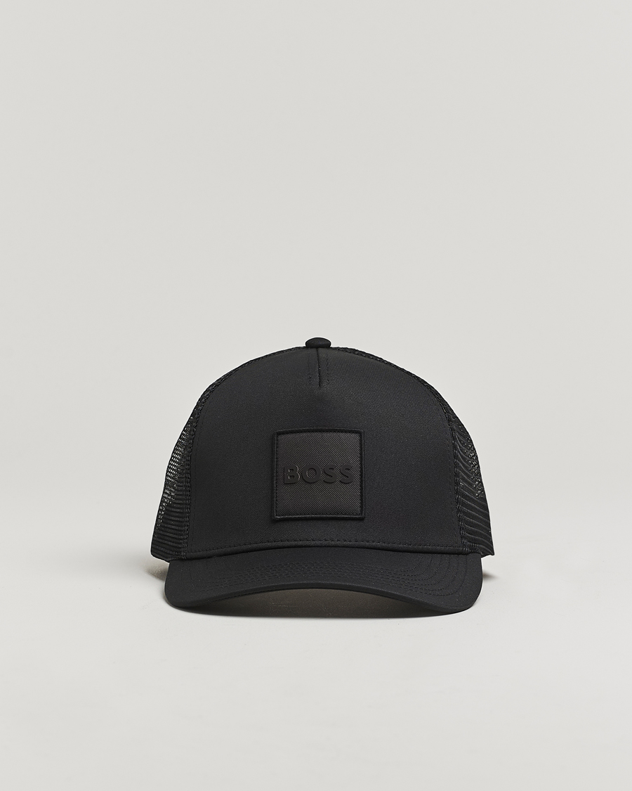 Homme | BOSS ORANGE Elliot Trucker Cap Black | BOSS ORANGE | Elliot Trucker Cap Black