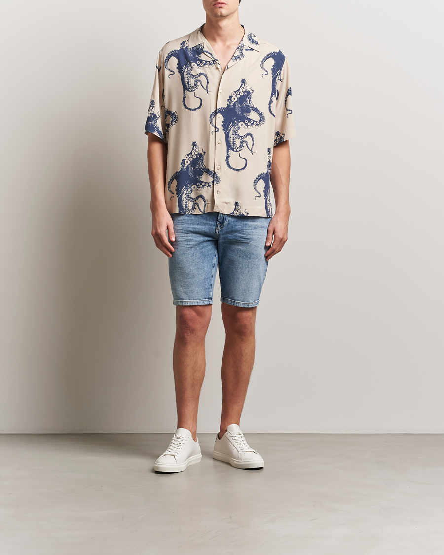 Homme | Shorts | BOSS ORANGE | Re.Maine Denim Shorts Light Blue