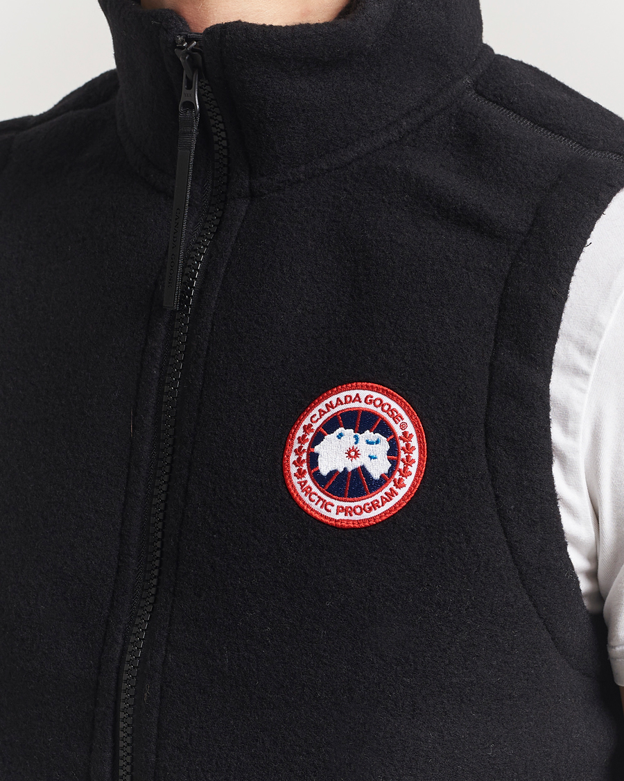 Homme | Manteaux Et Vestes | Canada Goose | Mersey Fleece Vest Black