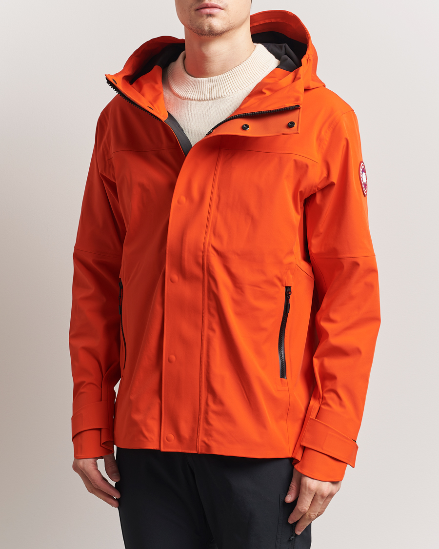 Homme | Manteaux Et Vestes | Canada Goose | Rupert Rain Jacket Signal Orange