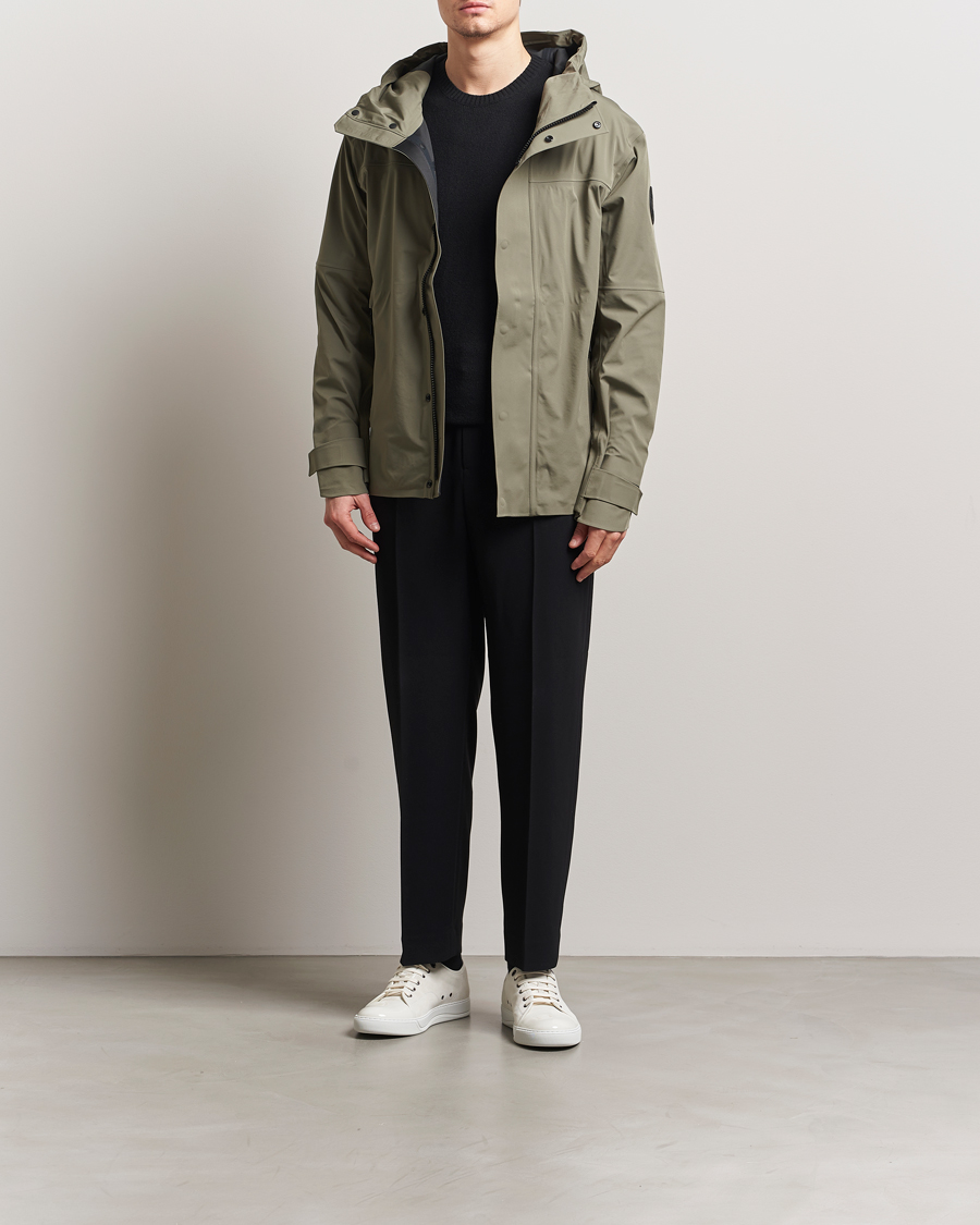 Homme | Manteaux Et Vestes | Canada Goose Black Label | Rupert Rain Jacket Smokey Sage