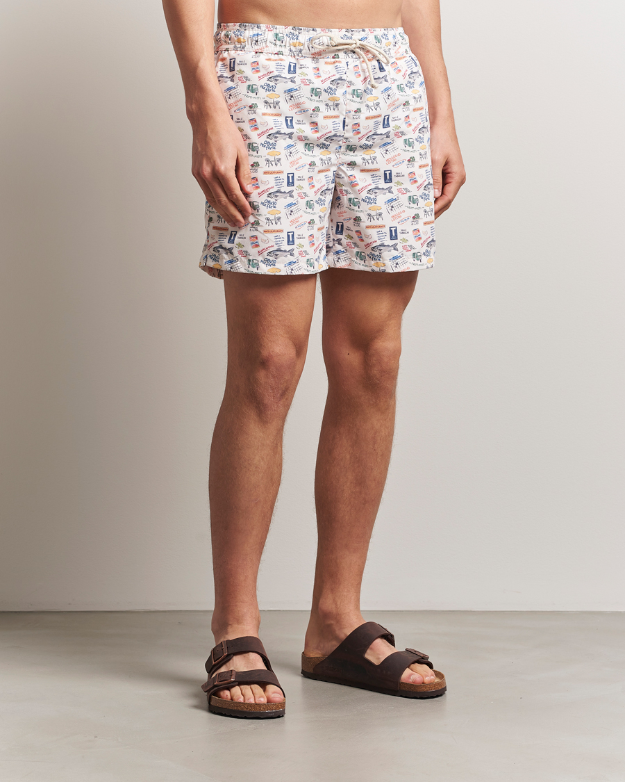 Homme | Maillots De Bain | Ripa Ripa | Printed Swimshorts Off White